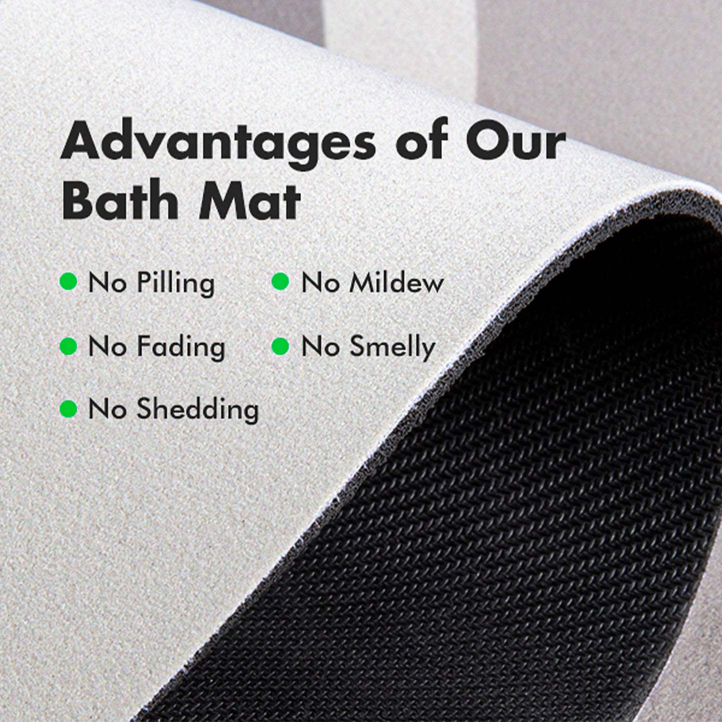 Water-Absorbent Anti-Slip Mat Set – Medium Size (2 x 1.25 ft) | Quick-Dry Bathroom